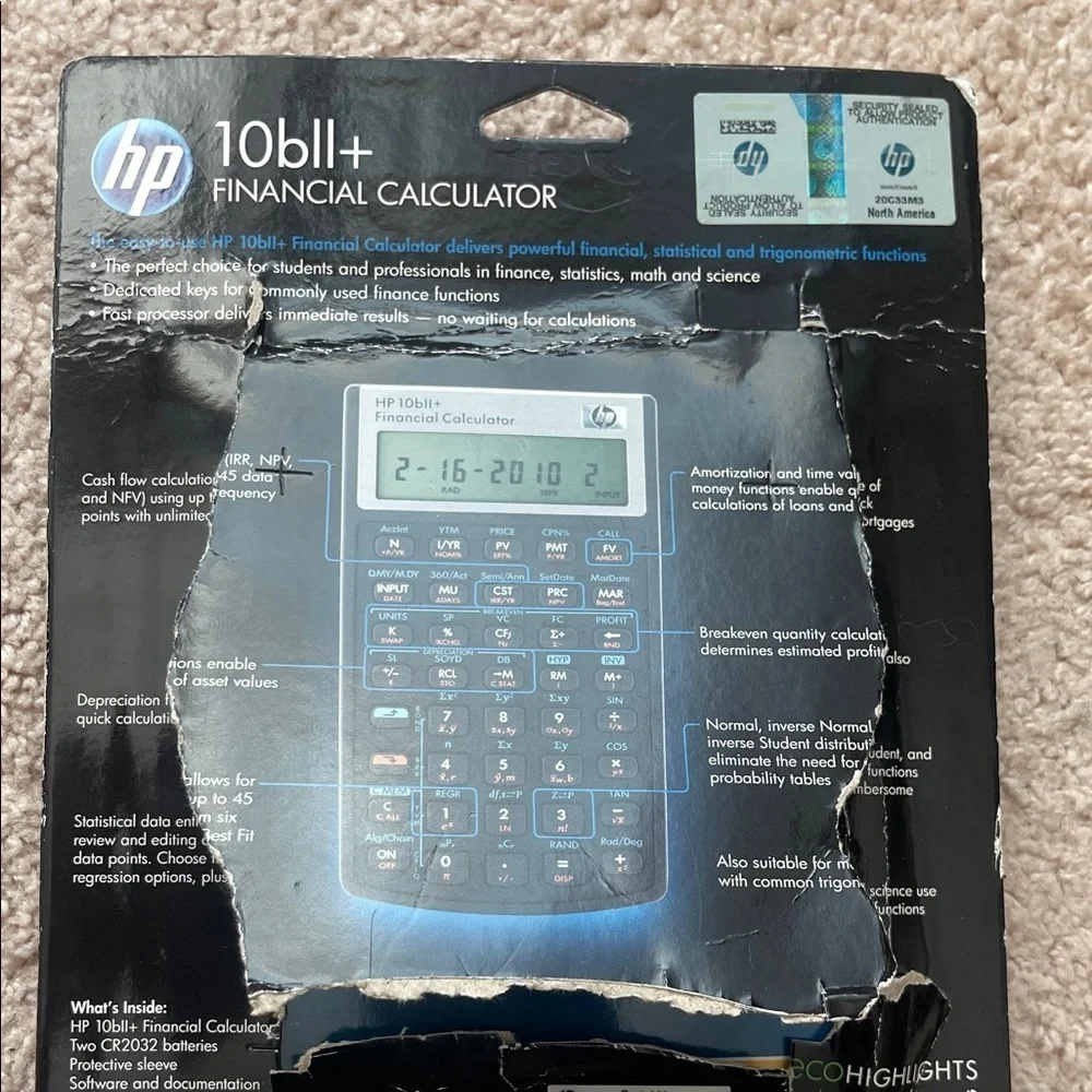 HP 10bII+ Financial Calculator